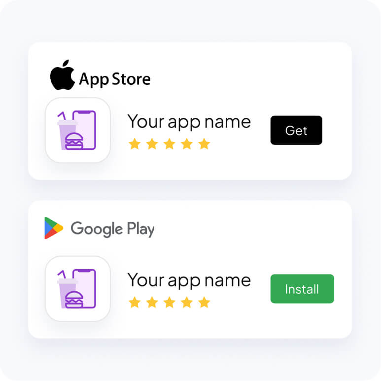 restaurant delivery app development in app stores