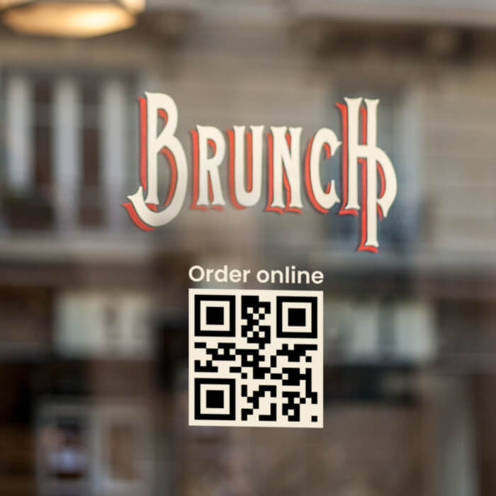 QR Code Menu for Walls Posters